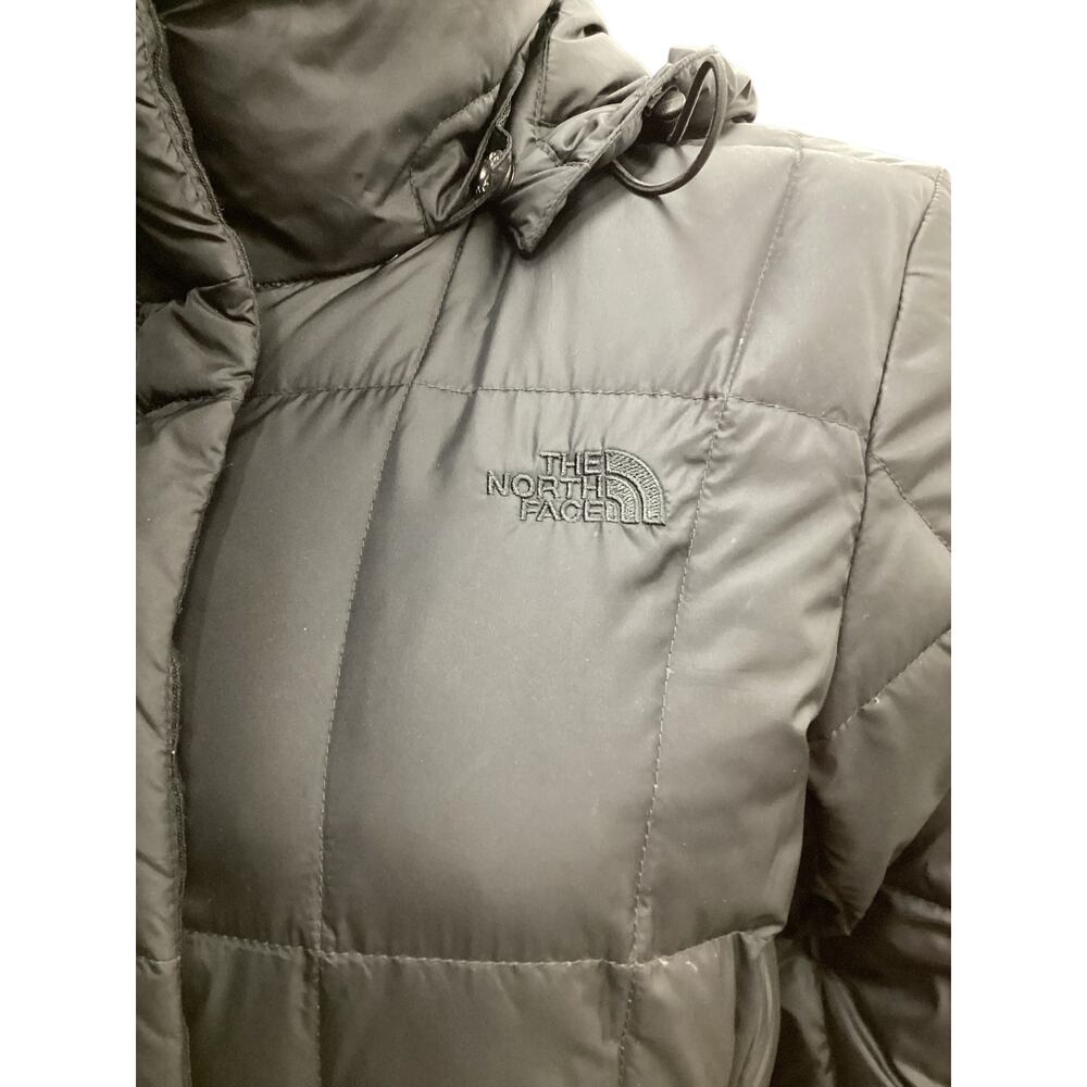The North Face Coat Women’s Size S/P Metropolis Hooded Puffer Parka Zipper Black - Picture 5 of 7